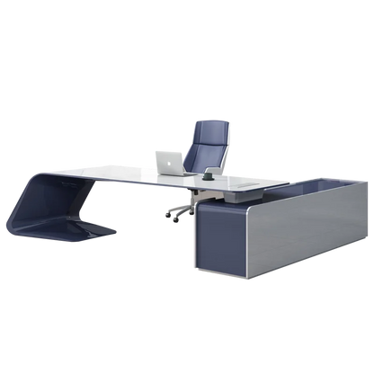 Escritorio De Oficina White Executive Luxury Office Table Office Desk Set Office Furniture Commercial Furniture Schreibtisch