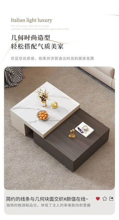 Minimalist Beauty Coffee Tables Italian Rectangular Industrial Trendy Coffee Tables Nordic Classic Mesa De Centro Furniture