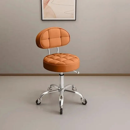 Adjustable Nail, Makeup, Hairdressing Shop, Student Stool, Beauty Salon Special Stool, Roller Bar Chair