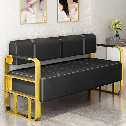 New Barber shop sofa chair reception room sitting area long sofa chair thickened equal sofa