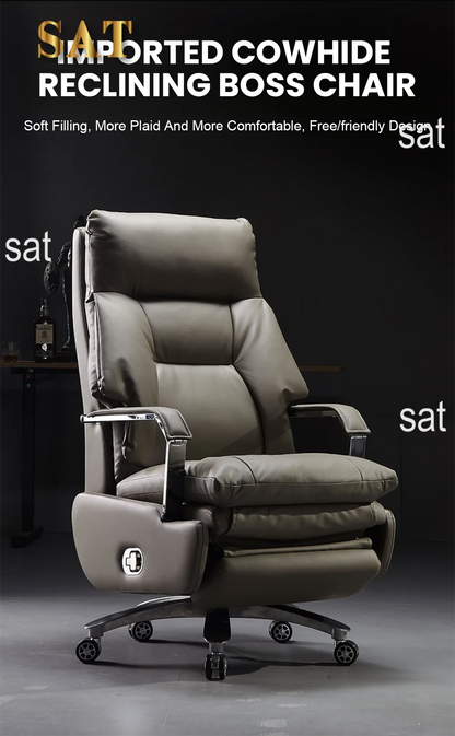 Electric massage boss chair, computer chair, comfortable sitting, office chair, backrest, reclining sofa chair