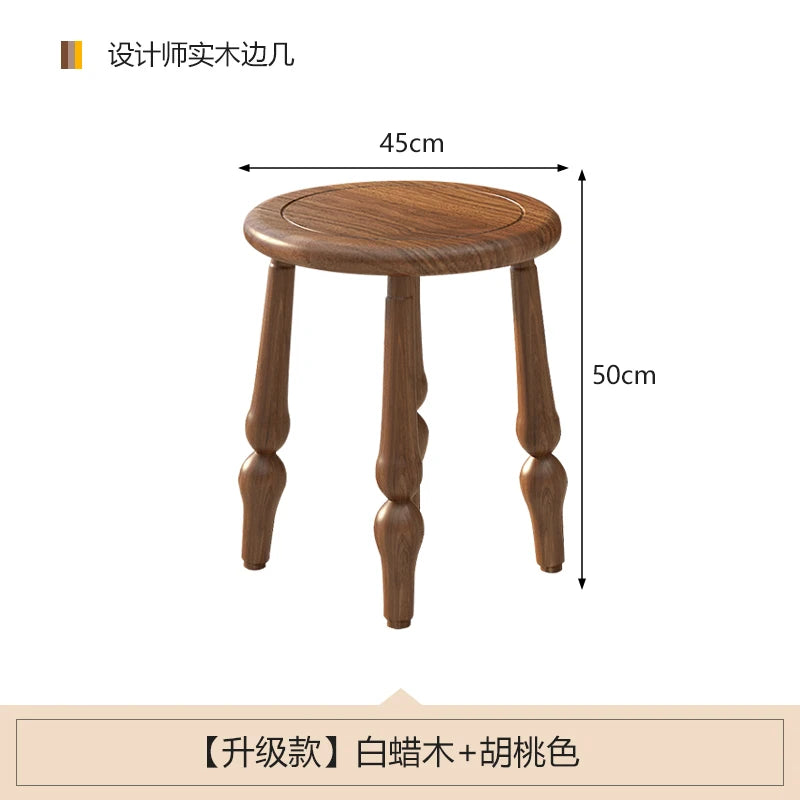 Solid wood medieval single sofa chair designer retro sofa hotel bed and breakfast living room balcony casual armrest chair