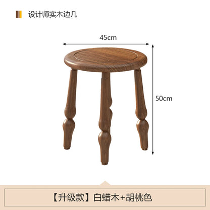 Solid wood medieval single sofa chair designer retro sofa hotel bed and breakfast living room balcony casual armrest chair