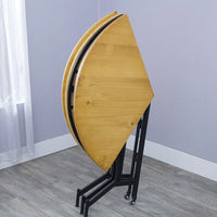 Custom Multifunctional Indoor Living Room Folding Dinning Table Portable Outdoor Camping Folding Wood Table