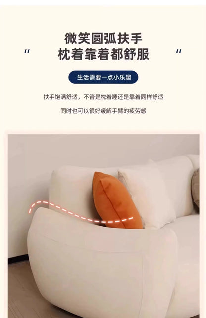 Nordic Cloud Living Room Sofas Cream Loveseat Tiny House Comfortable Living Room Sofas Relaxing Ergonomics Muebles Furniture