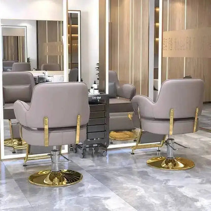 Barber Cutting Chairs Salon Nordic Hair Special Modern Style Barber Chairs Liftable Hairdressing Muebles Commercial Furniture WZ