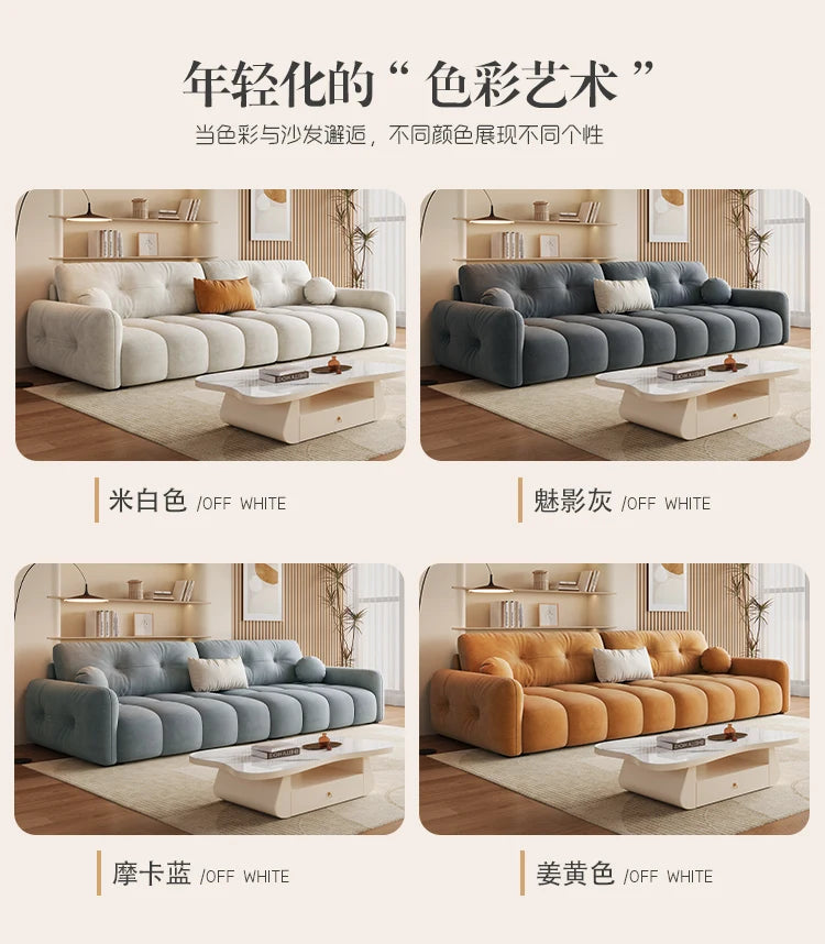 Luxury Nordic Modern Sofa Bedroom Large Cozy Floor Living Room Sofa Floor Daybed Lounge Woonkamer Banken Living Room Furniture