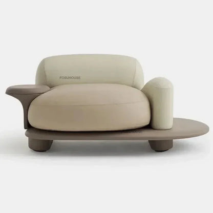 Italian Fabric Living Room Sofa Design Pebble Sofa Bed Modern Creative Recliner Corner Sofa Bed European Home Furniture