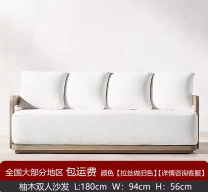 New Design Morden Outdoor Patio Furniture Sofa Set All Weather Waterproof Fabric Aluminum Sofa