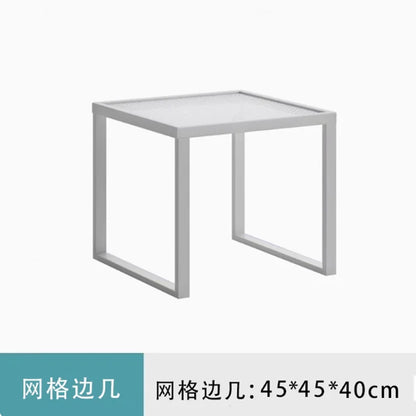 Customized outdoor leisure sofa cafe aluminum alloy lazy sofa coffee table hotel garden balcony villa furniture