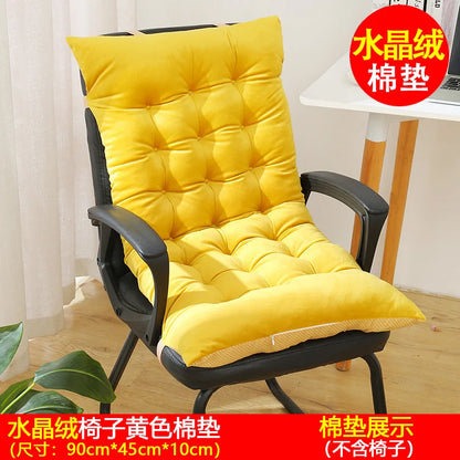 Thickened Chair Pad Backrest Pillow Foldable Bed Headboard Pillow Detachable Washable Modern Simple Style for Autumn And Winter