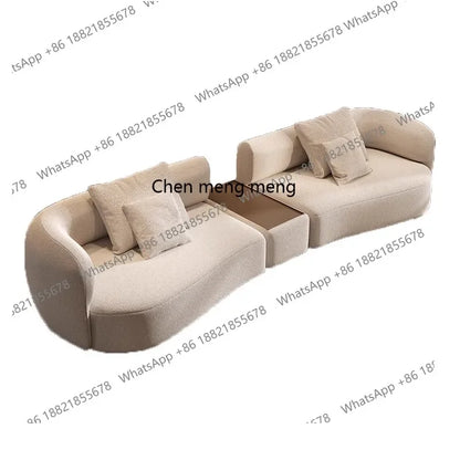 P32 Minimalist sofa large apartment living room special-shaped corner fabric, modular combination sofa
