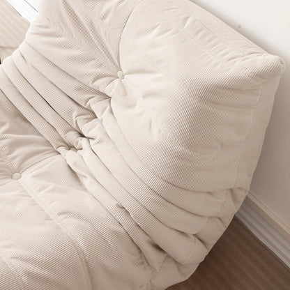Lazy Sofa, Caterpillar Sofa | Classic Grey Sponge-Filled, Living Room Ready, No Electricity Needed