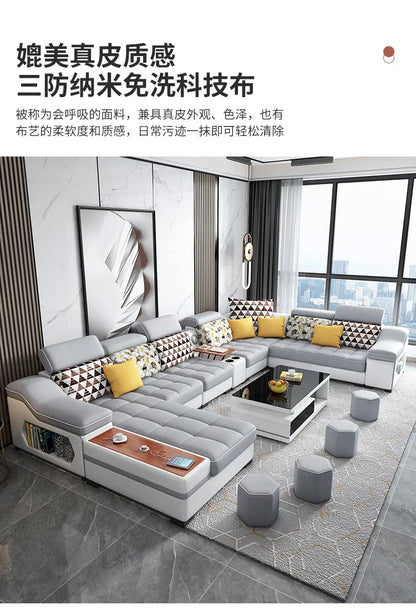 Creative Minimalist Living Room Sofas Lazy Nordic Leather Sofas Designer Living Room Sofas Lounge Koltuk Takımı Home Furniture
