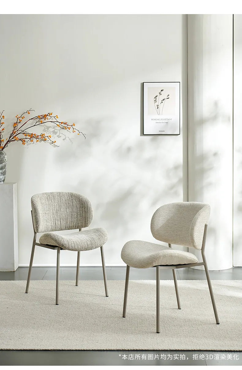 Clear Lounge Dining Chairs Comfortable Bedroom Vanity Dining Chairs Replica Mobile Sillas Para Comedor Postmodern Furniture
