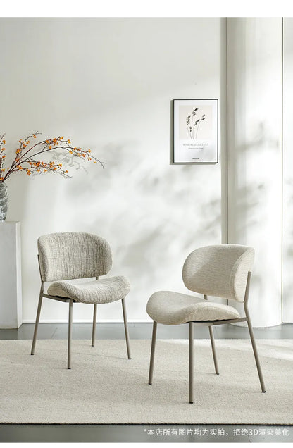 Clear Lounge Dining Chairs Comfortable Bedroom Vanity Dining Chairs Replica Mobile Sillas Para Comedor Postmodern Furniture