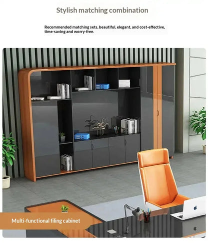 Executive Light Luxury Office Desk in Stock Designer Storage Organizer Computer Desks L Shaped Quality Escritorio Furniture