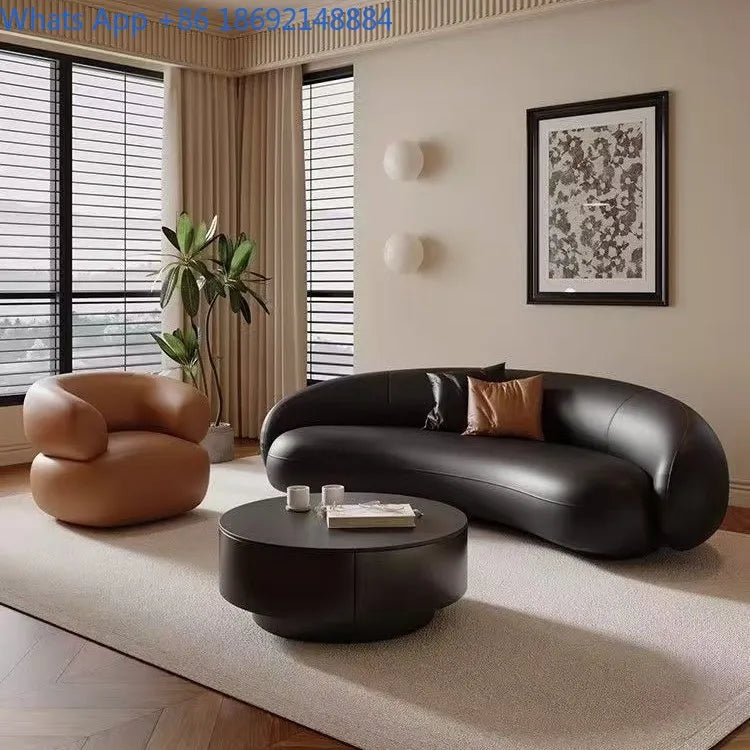 Minimalist Luxury Sofa for Living Room Small Space Lounge Waiting Area Seating