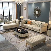 Nordic Modern Leather Sofas Luxury Sectional Single Loveseat Lounge Couch 3 Piece Designer Divano Soggiorno Furniture Home