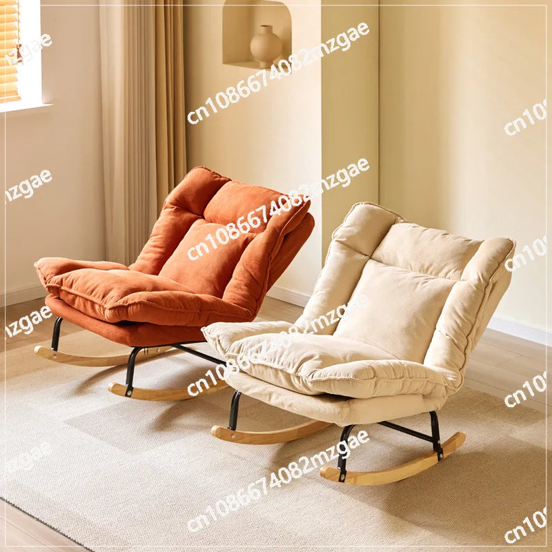 Single sofa  Living room lazy rocking chair Reclining  Adult rocking chair