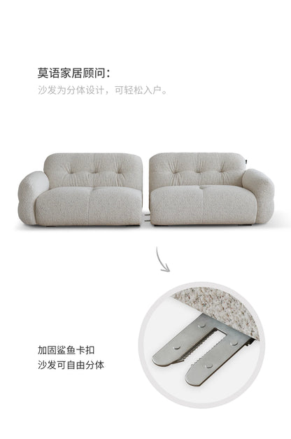 French Cream Style Sofa Modern Simple Living Room Comfortable Trendy Sofas Romantic High Quality Luxury Divano Home Furniture