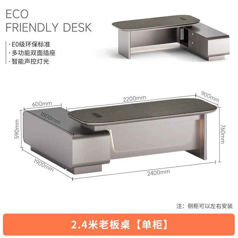 Minimalist Crafts Office Desk Storage Luxury Executive Organizers Office Desk Computer European Meuble Bureau Home Furniture
