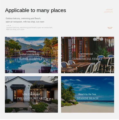 Cheap High Quality PE Rattan Sofa Set with Table for Outdoor Garden Resort Hotel Entertainment Party