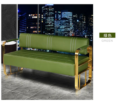 Barber Shop Sofa Waiting Chair Simple Modern Nordic Double Studio Salon Sofa