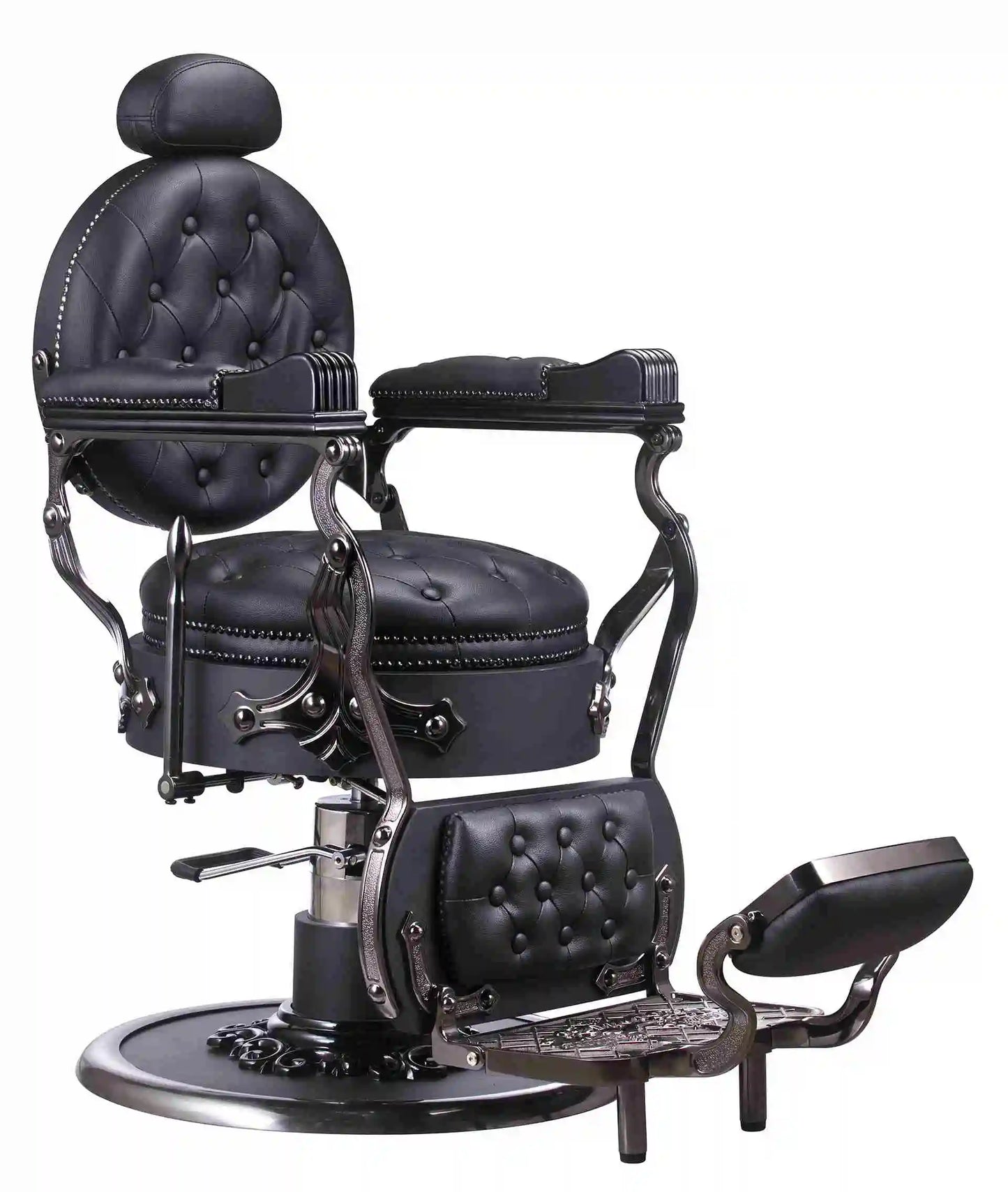 Barber Chair Retro Stylish Hairdressing Beauty Armrest Hydraulic King Hair Styling Classic Furniture Salon Barber Chair