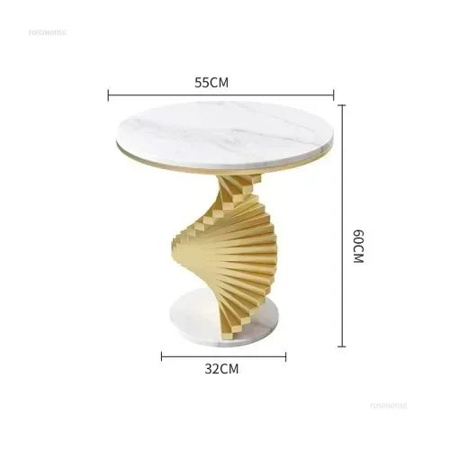 Nordic Leisure Bedroom Side Table Modern Marble Coffee Table for Living Room Furniture Nordic Designer Tables