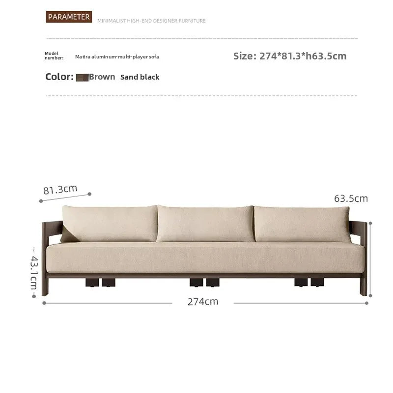 Courtyard Sofa, Outdoor Relaxation, Outdoor Lounge Chair, Villa Garden Table, High-end Furniture Set, Garden Furniture