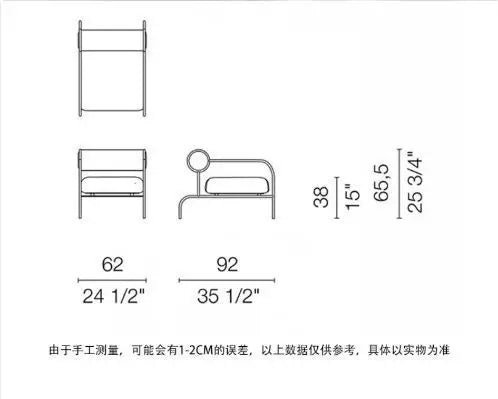Nordic Light Luxury Single Sofa Chair Medieval Designer Stainless Steel Living Room Simple and Fashionable Backrest Chair