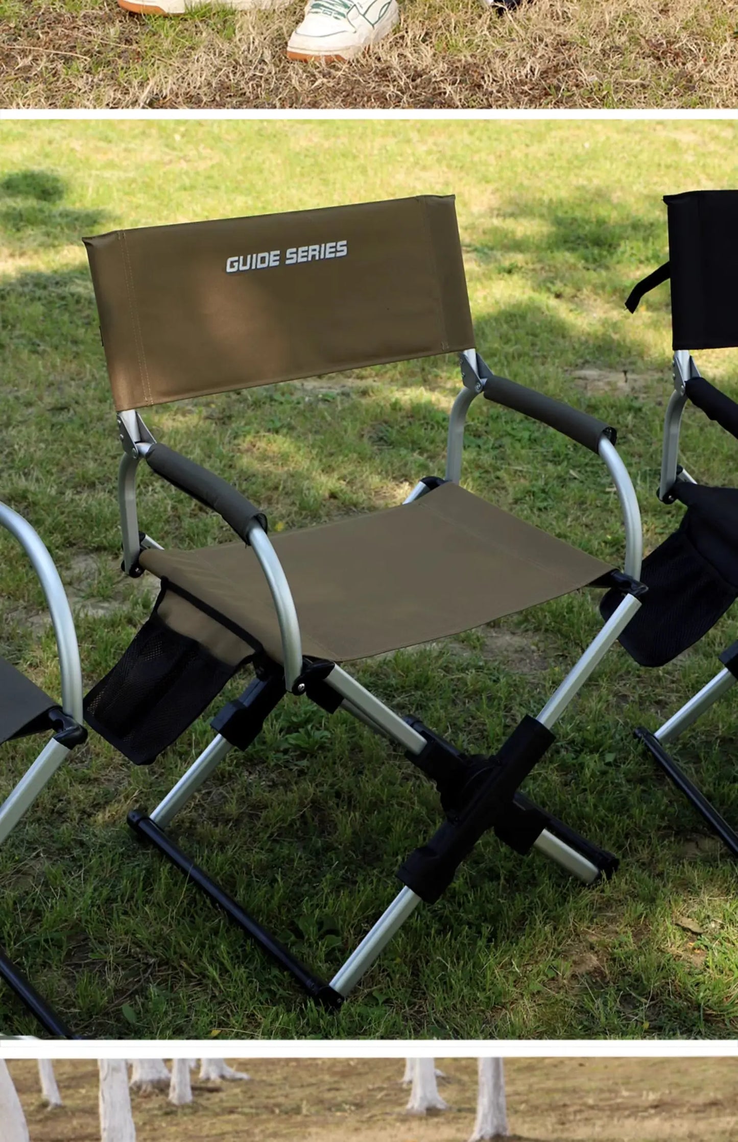 Folding Chairs for Outdoor Garden Chair Camping Aluminum Chair with Back Camping Chair Recreational Self-driving Outdoor Beach