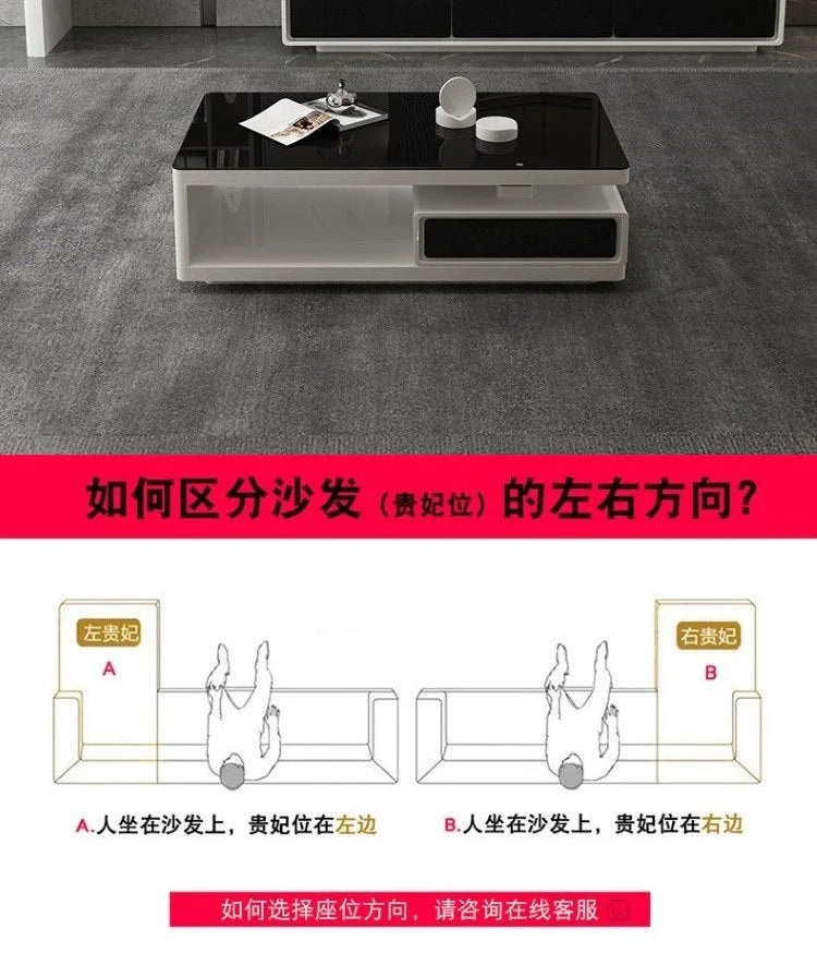 Genuine Leather Luxury Sofas Italian Minimalist Living Room Apartment Sofas Comfortable Straight Chaises De Salon Furnitures