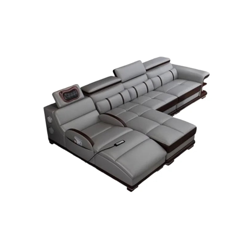Multifunction Apartment Sofas Recliner Luxury Massage Comfortable Sofas Leather Electric Canape Salon De Luxe Home Furniture