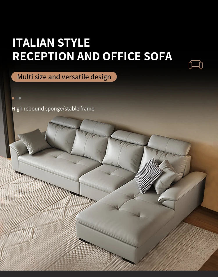 Professional High-Backrest Living Room Sofa Set Simple Modern Luxury Fabric Design with Luxury for Apartments and Hotels