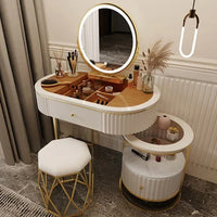 Luxury Charm Dressing Table Luxury Nordic Salon Drawer Nordic Dressing Table Mirror Chair Storage Coiffeuse Furniture Makeup