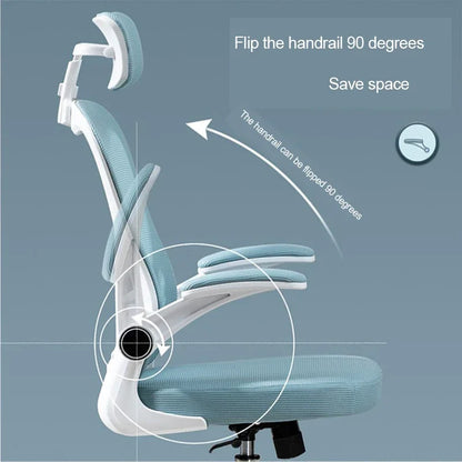 Ergonomic Office Chair Adjustable Headrest Breathable Mesh Back Multi - Angle Reclining Bureaustoel Home Office Study Gaming