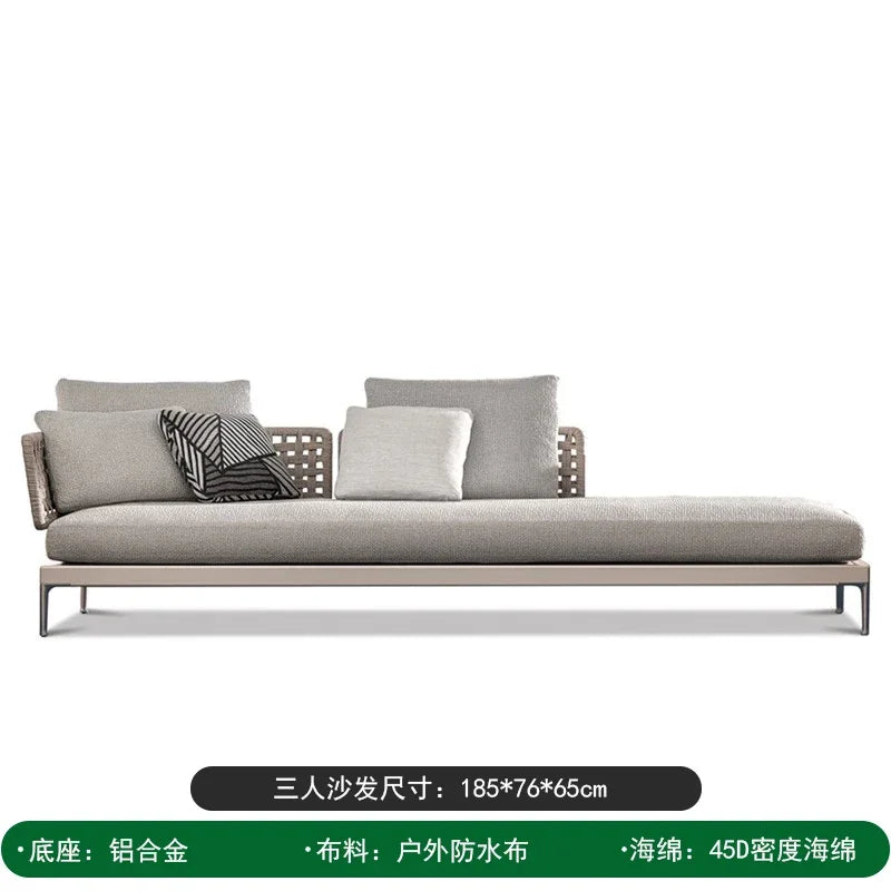 Minimalist Design Outdoor Sofas Personality Nordic Creative Garden Sofas Fashion Party Outdoor Furniture Gartenstuhl Lshysf