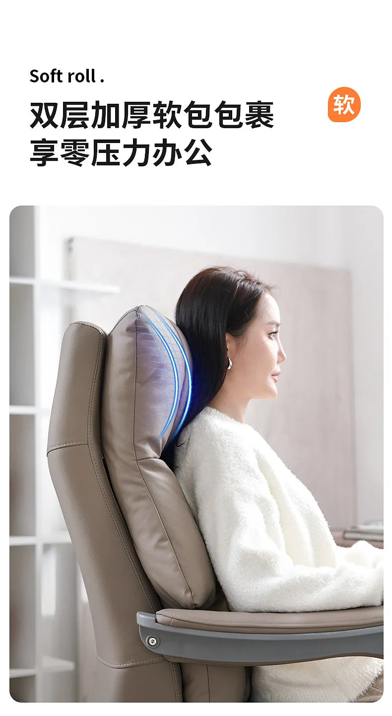 Multi functional genuine leather office chairs sillas gaming ergonomic chair cadeira ergonômica chaise gaming office furniture