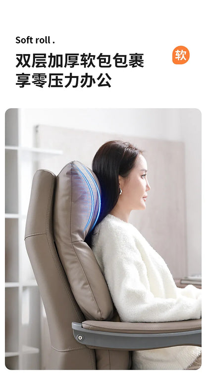 Multi functional genuine leather office chairs sillas gaming ergonomic chair cadeira ergonômica chaise gaming office furniture