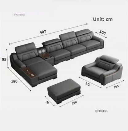 Modern Living Room Sofa Combination Light Luxury Chaise Lounges Designer Sofas for Living Room Personality Home Furniture N