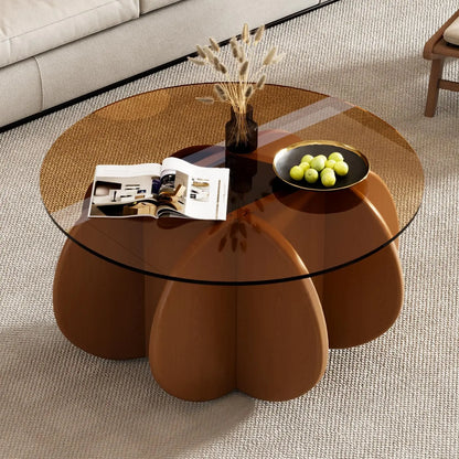 Unique Display Coffee Table Clear Ornaments Aesthetic Minimalist Coffee Table Luxury Design Mesa Centro Salon Home Furniture