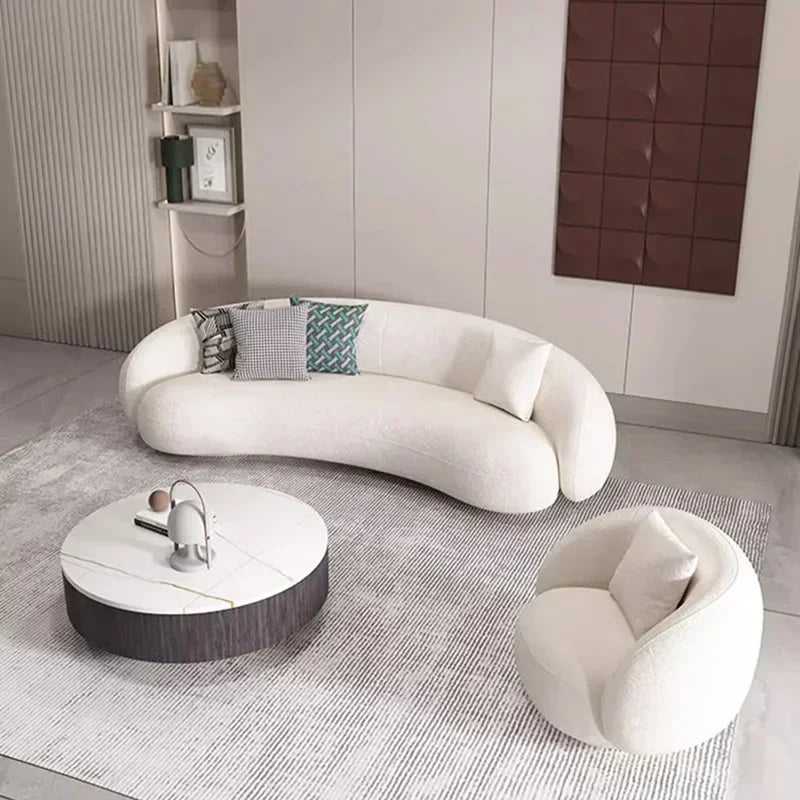 Minimalist Nordic Living Room Sofas Leather Recliner Designer Modern Sofas Luxury Lounge Balcony Cheap Divano Home Furniture