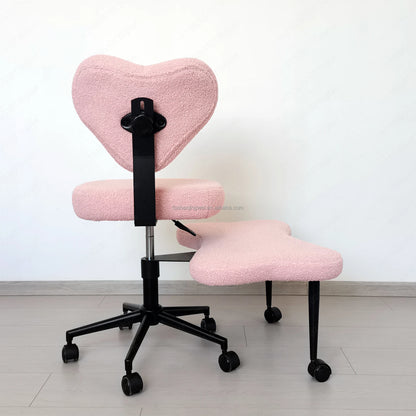 Modern comfortable cross-legged lazy chair squatting computer seat, suitable for long-term sitting in dormitories and offices