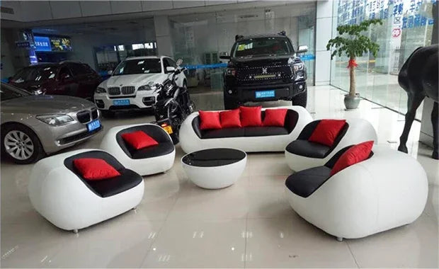 Nordic Accent Living Room Sofas Lazy Couch Leather Luxury Gaming Sofas Designer Decor Relaxing Divano Lounge Suite Furniture