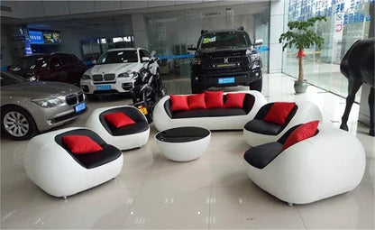 Nordic Accent Living Room Sofas Lazy Couch Leather Luxury Gaming Sofas Designer Decor Relaxing Divano Lounge Suite Furniture