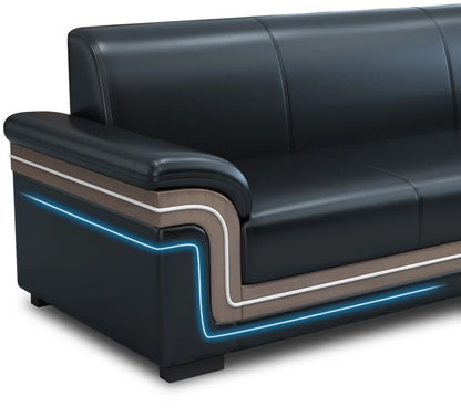 Simple Business Office Sofa Set Coffee Table Modern Luxury Reception Furniture for Three-Person Meetings Meeting Room Furniture