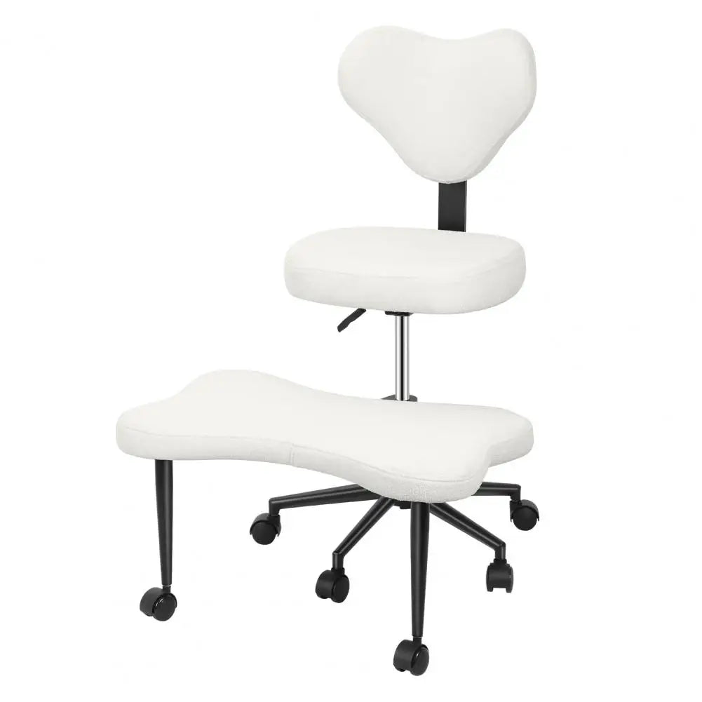 Cross Leg Chair - Meditation Chair with Wheels, ADHD Chair, Height Adjustable Seat, Adjustable Footstool