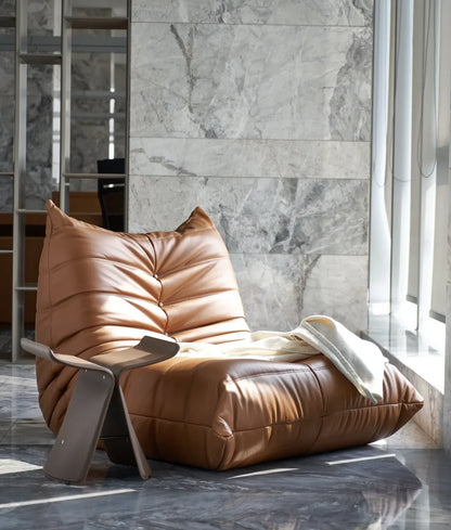 Single seat caterpillar sofa, stylish and luxurious, suitable for use in living rooms, bedrooms, hotels, and shopping malls